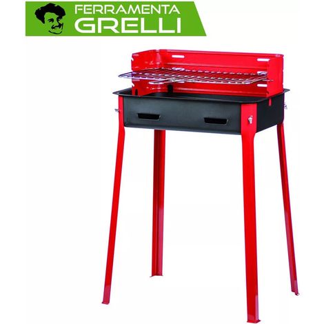 Barbecue a Carbonella Acciaio Portatile Griglia Carbone BBQ da Esterno Giardino (1/3)