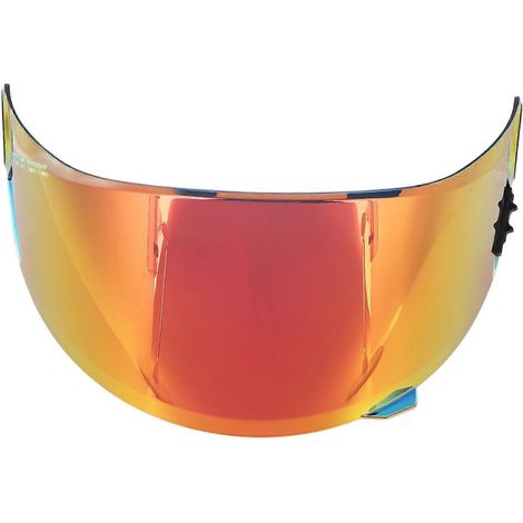 Visière de casque de moto 2024, anti-UV, réglable, pour FF358 FF396, rouge (1/5)