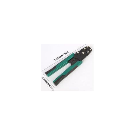Pince a Sertir Cosse Electrique, Pince Sertir Cosse, Pinces à Sertir, Outil de Sertissage, Pince à Sertir pour Câbles, Pince a Sertir/Coupe Câble/Pince à Dénuder 3 en 1, Pour le Sertissage, Coupe (1/5)