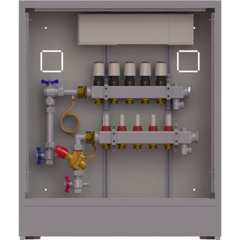 Station UnoFloor Comfort 5L 5 HK, links mit AB-PM-Set, 230V