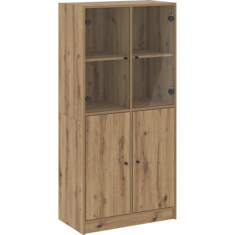 Maison Exclusive - Credenza con Ante Rovere Artigianale 68x37x142 cm Multistrato