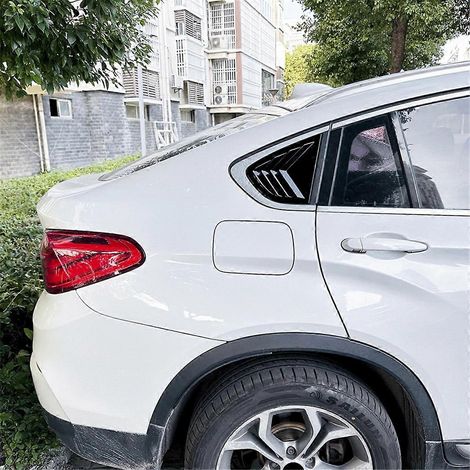 Volets de persiennes de lunette arrière de voiture, cache noir brillant (1/5)