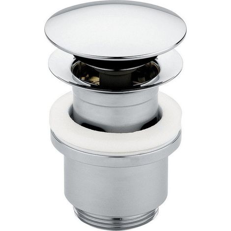 Waschbeckenablauf 1“1/4 mit Überlauf aus Messing, verchromt – Idral 0419 (1/5)