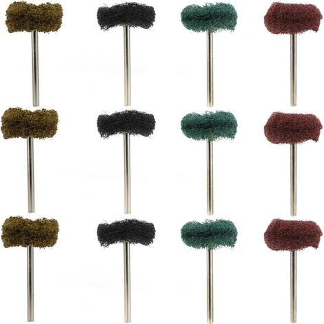Disques De Ponage Abrasifs - Pour Graveuse Et Visseuse - Usage Intensif Sur Bois Métal Plastique - Lot De 10 Pièces (1/5)