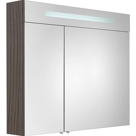 Armoire à glace avec Cache en Chêne Thea 2 portes 900x740x160 mm (1/5)