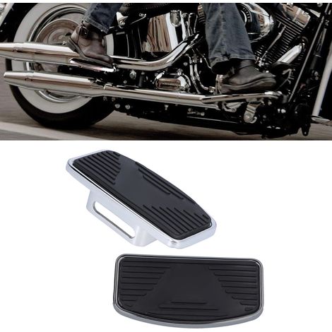 Paire de repose-pieds réglables pour passager arrière moto, larges et confortables