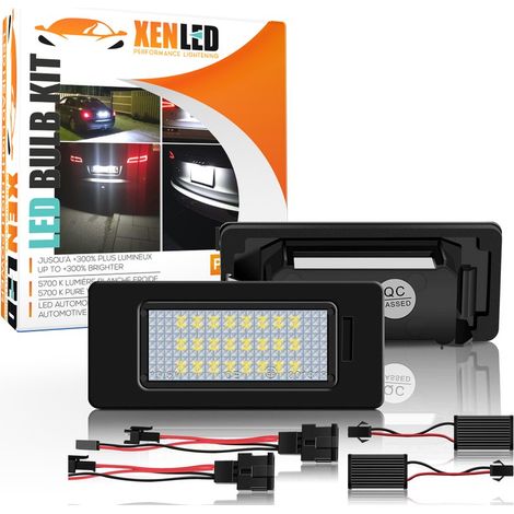 Pack modules LED plaque arrière compatible avec VAG Audi A3 8V, A4 B8, A5 & Q5 - BLANC 6000K - Plug&Play (1/5)