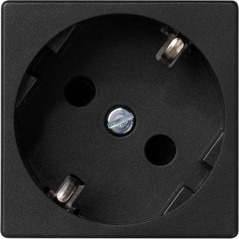 Base schuko embornamiento rápido protección gris grafito SIMON K11/14