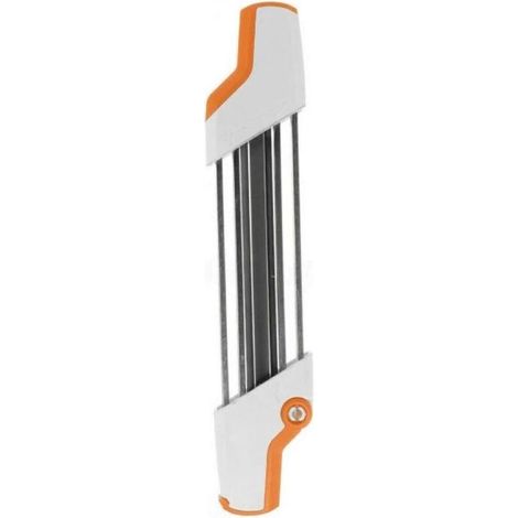Affûteur de chaîne de tronçonneuse 2 en 1 en métal accès facile 3/8 "P 4.0mm remplacement de chaîne blanc (1/5)
