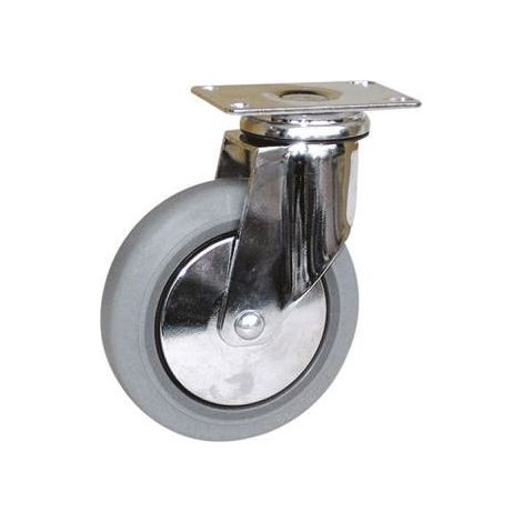 Roulette industrielle Pivotante Guitel Hervieu, Acier galvanisé, Ø 125mm, 90kg ( Prix pour 1 )