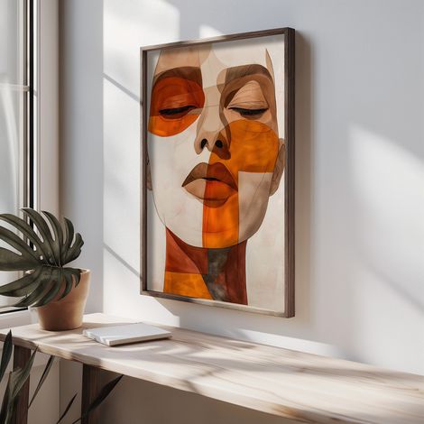 Quadro da parete in MDF con cornice Painting Multicolore (1/4)