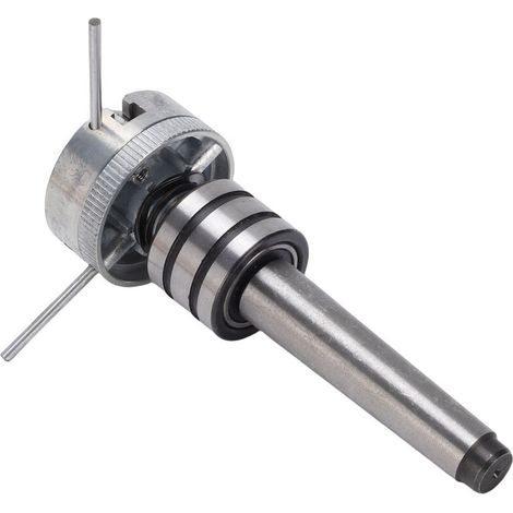 Mandrin de tour à bois réglable à 3 mors avec tige conique MT-2, plage de serrage 10-35 mm, autocentrage, outils de travail du bois en alliage d'aluminium