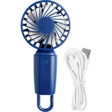 Ventilateur de Poche Rechargeable USB avec Lames Jumelées - Pour Maison, Bureau et Extérieur (1/5)