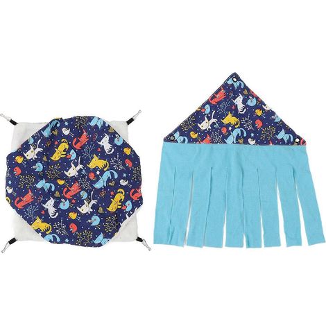 Cachette suspendue en forme de hamac pour cobaye, hamster, chinchilla, furet ou lapin (1/3)