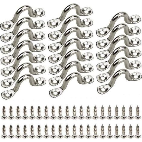 Poignée de maintien pour bateau – Lot de 20 pièces en acier inoxydable 316, tige de 56 mm, adaptée aux yachts et aux camping-cars