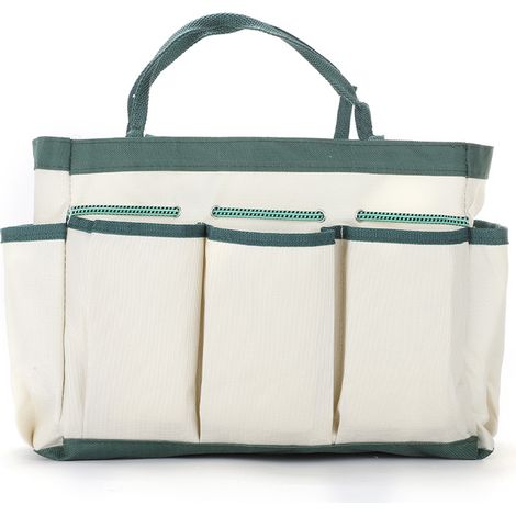 Sac de rangement pour outils de jardin à 9 poches, sac à outils de jardin pour une utilisation intérieure (1/5)