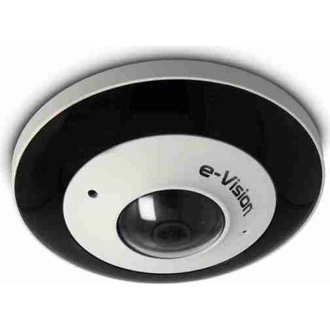 Telecamera fisheye IP 6 Mpx a ottica fissa 1,1 mm