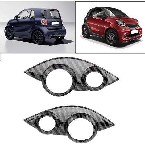 Copertura per i pulsanti del volante in stile fibra di carbonio per Smart Fortwo/Forfour 453 2015-2021 (1/5)