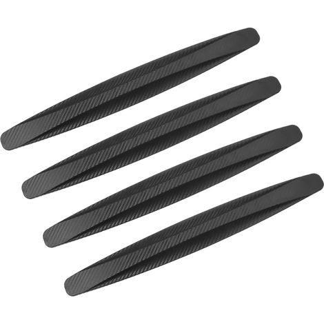 4Pcs Protection de Portière, Protège Porte en Caoutchouc, Autocollants pour Portière de Voiture (Noir) (1/5)