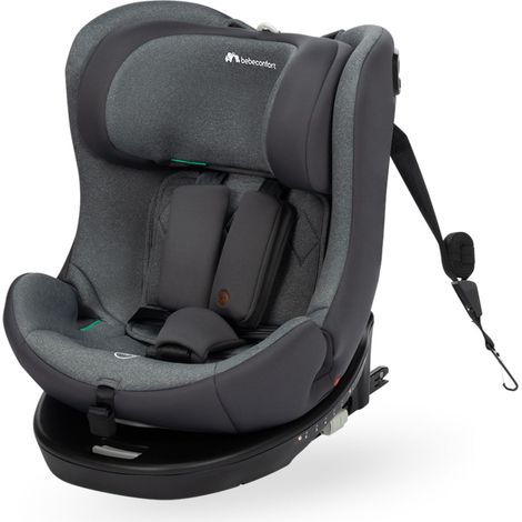 Bebeconfort EvolveFix i-Size Seggiolino Auto 0-36 kg, 360 girevole, 0-12 anni, 40-150 cm, Isofix, Reclinabile 5 posizioni, Regolabile in Altezza, Top Tether, Tessuti Traspiranti, Colorato di Grafite (1/5)