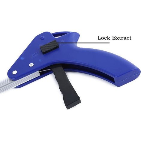 Klappbarer Greifer aus Aluminium mit Saugnapf: 81 cm lange Greifzange aus Aluminiumlegierung, Müllsammler, Abfallhelfer (1/4)