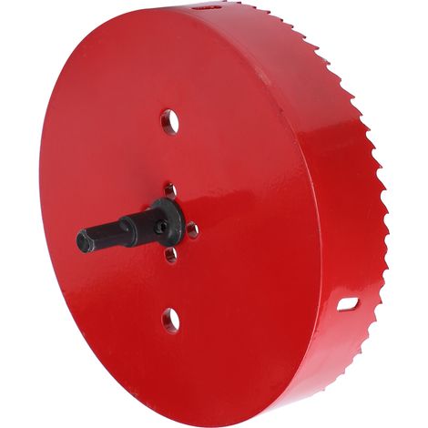 Scie cloche ronde bimétallique M42 pour perçage métal, outil industriel, accessoire quincaillerie, diamètre 150 mm (1/5)