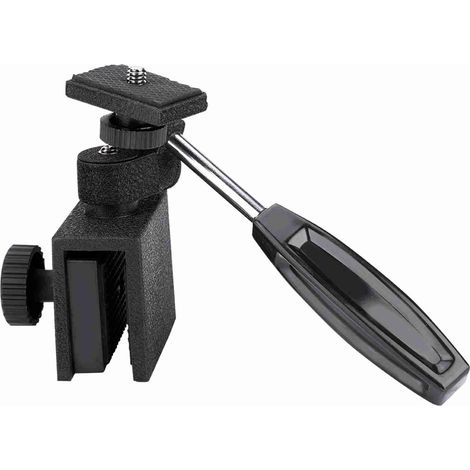 Support de fixation pour vitre de voiture, filetage 1/4" avec poignée, pour appareils photo et télescopes. (1/5)