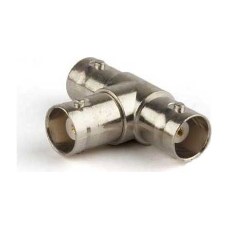Lot de 10 adaptateurs bnc t femelle, bnc en t