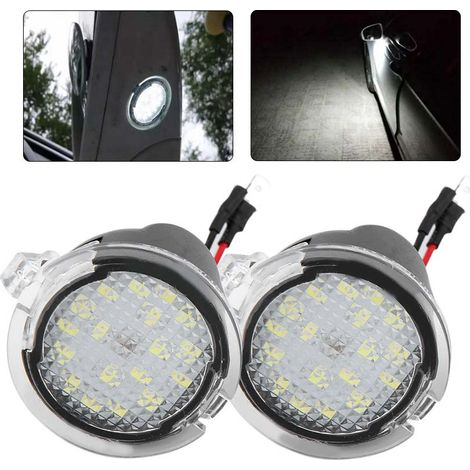 LED-Außenspiegelbeleuchtung rechts/links, 18 Glühbirnen à 1,8 W, für Ford F-150, Türfußraumbeleuchtung, Einstiegsbeleuchtung, 2-teiliges Set (1/5)