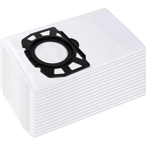 lot de 15 sacs d'aspirateur pour kärcher 2.863-006.0 sacs filtrants en non-tissé 487 wd4 wd5 wd6 wd5p wd6p premium mv4 mv5 mv6 (1/5)