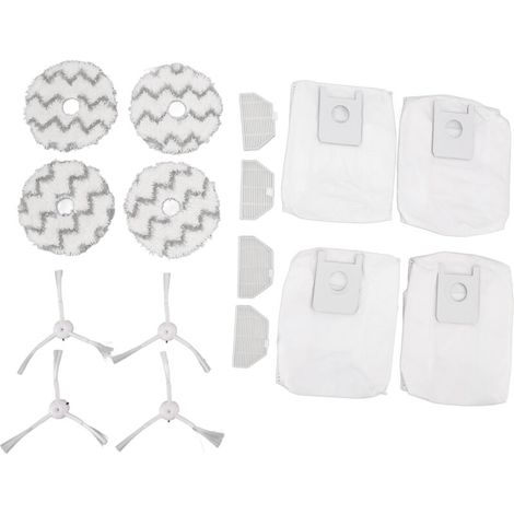 Ensemble Brosse Latérale, Filtre et Sac à Poussière pour Robot Aspirateur Roidmi EVA SDJ06RM (1/5)