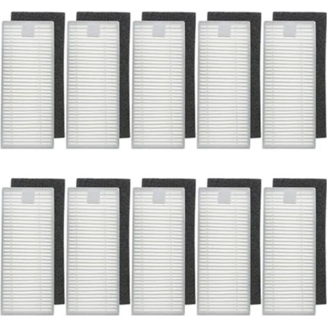 Filtre 10pcs accessoires de pièce Suite de remplacement Pour Cecotec Conga Egnecence 1090 (1/5)