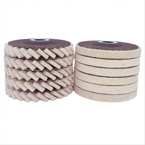 Roue feutre polissage premium feutre fin polissage meuleuse angle (1/5)