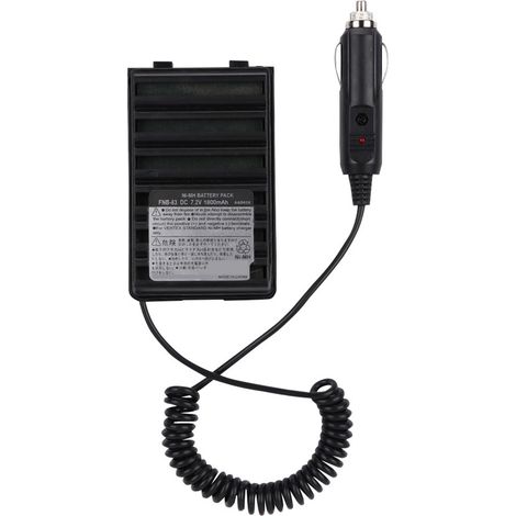 Adaptateur d'alimentation VX168 pour radio Yaesu FT-60R/FT-60E et Vertex, éliminateur de batterie voiture (1/5)
