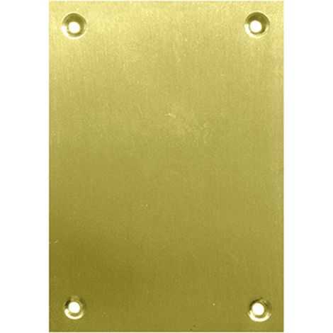 Schlüssellochplatte aus poliertem Messing 60x110mm Blister
