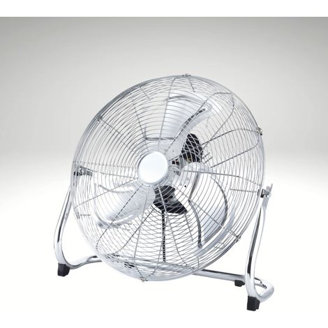 Ventilatore in acciaio da terra inclinazione regolabile diametro 45 cm alta velocita'
