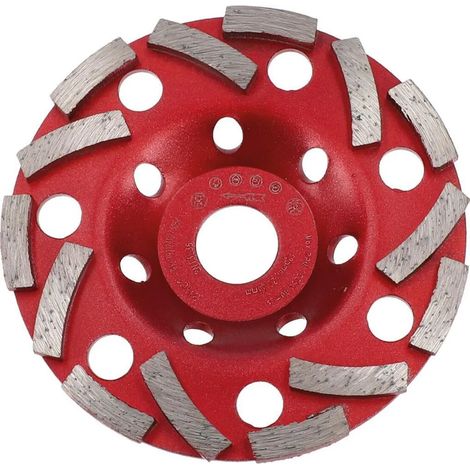 Meuleuse diamantée à deux vitesses extrême BTEC, alésage Ø 125 mm, fixation M14, disque à meuler pour béton, granit, pierre naturelle, maçonnerie et colle à carrelage. (1/5)