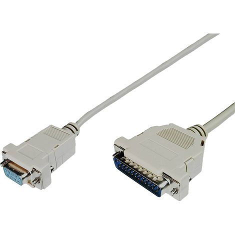 MANHATTAN Cavo null modem 25 DB Maschio 9 DB Femmina 1,80 mt (1/2)