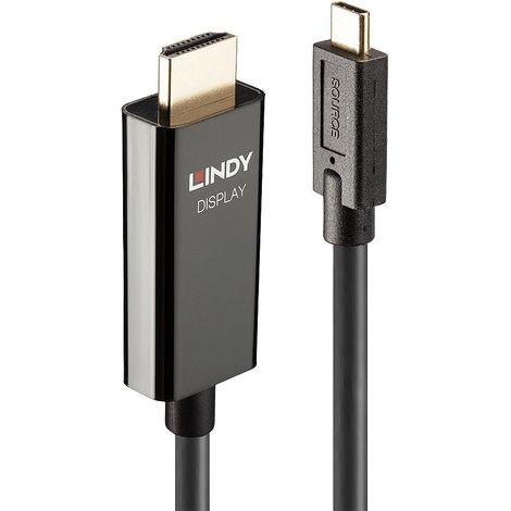 lindy 43317 cable adaptador USB-C a HDMI negro 10m