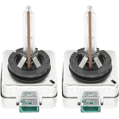 Lampadina per fari allo xeno, lampadina per fari allo xeno HID 5000K 3200LM, lampadina per fari auto da 35W di ricambio per XenStart D3S 42403 42302 A-Crezuo