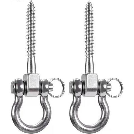 Filiyano – Kit hamac lot x2 - Sangles robustes - Suspension 150 cm avec anneau en D - Deux mousquetons - Charge maximale 500 kg (1/5)