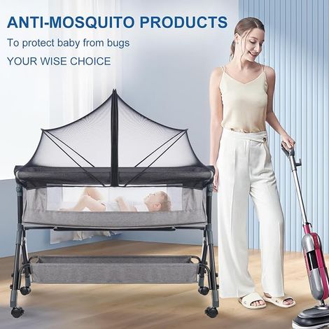 Mosquito Net Door Window 140 x 220 cm, Anti-Mosquito Curtain – White