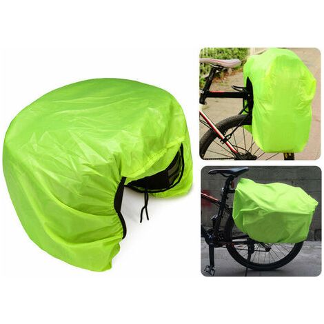 Housse de pluie de vélo, housse de pluie de sac de vélo, pour sac de Ville, sac à dos, housse de pluie de sac de banlieue de vélo, ultra léger pliable (1/5)