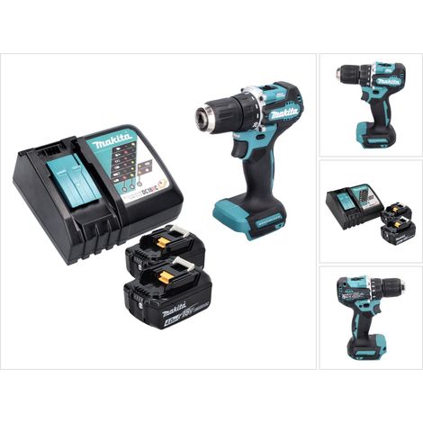 Makita DDF 487 RM Akku Bohrschrauber 18 V 40 Nm Brushless + 2x Akku 4,0 Ah + Ladegerät (1/5)