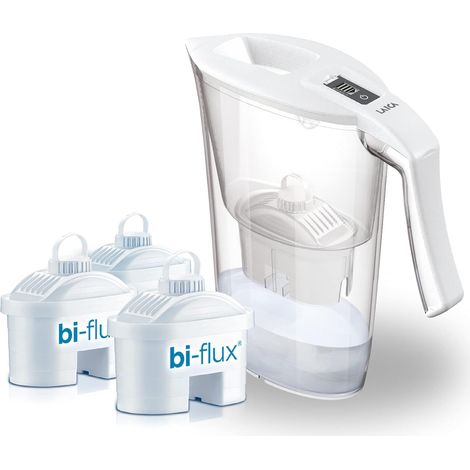Kit Commodité J9082 Carafe Filtrante, Blanc Transparent, 2,3 l, 28 x 28 x 11 cm, 1,22 kg (1/5)