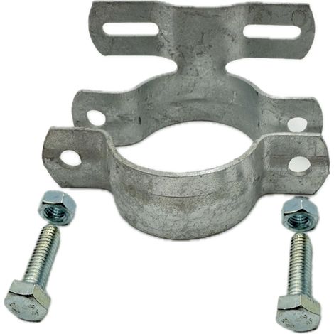 Schilderschelle, Rohrschelle Typ R107 für ø 60mm Rohrpfosten, 70mm
