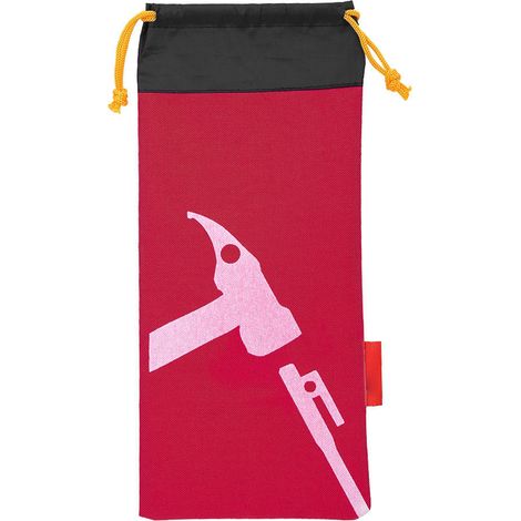 Marteau à Piquets de Tente avec Pochette de Rangement Noir pour Clous et Ancrages (Rouge) (1/5)