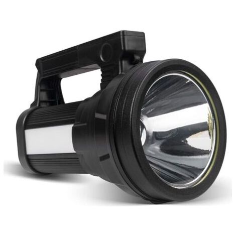 Extrem leistungsstarke, wiederaufladbare LED-Taschenlampe mit 12.000 Lumen, wasserbeständig nach IPX4, USB-betrieben für Camping, Wandern, Notfälle und Stromausfälle.
