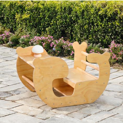 Arche d'escalade en bois pour enfants 2 en 1 avec table et chaise (1/5)