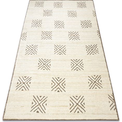 Tapis PURE Carrés géométrique 5842-17731 crème / beige beige 240x330 cm (1/5)